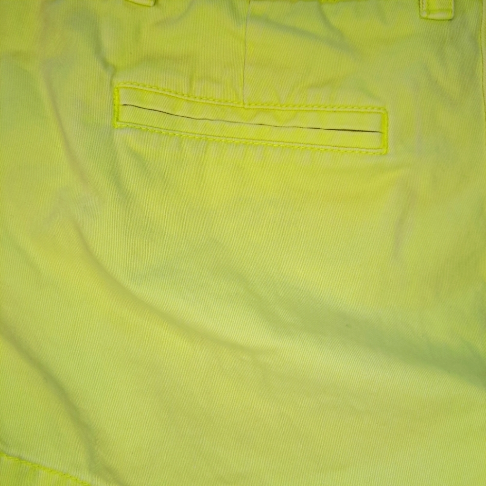 J. Crew Yellow Chino Shorts Size 0 - Picture 5 of 5